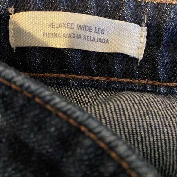 NWT Universal Thread Relaxed Wide Leg Jeans Sz 2R Blue Dk Wash 100% Cotton #179S - Picture 7 of 12